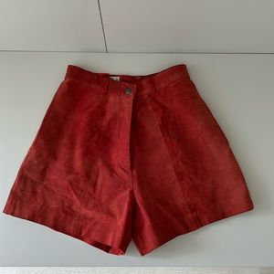 Via Max Vintage Suede Shorts